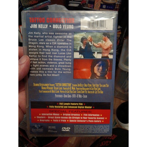 Jim Kelly in the Tattoo Connection also Bolo Yeung - Picture 2 of 3